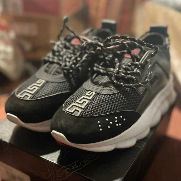 Authentic Versace Chain Reaction Sneakers